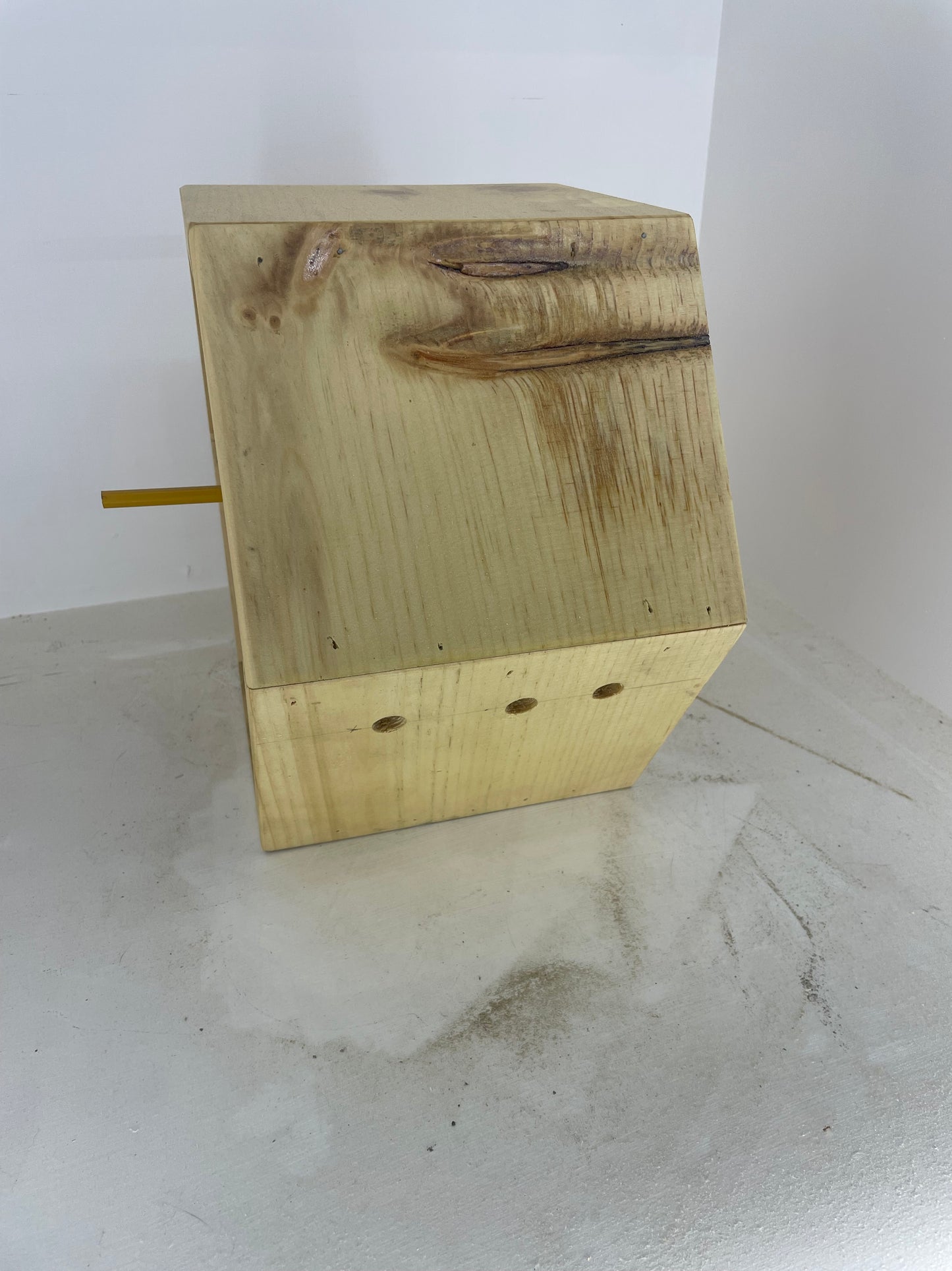 Octagon Shaped Birdhouse made of Pine