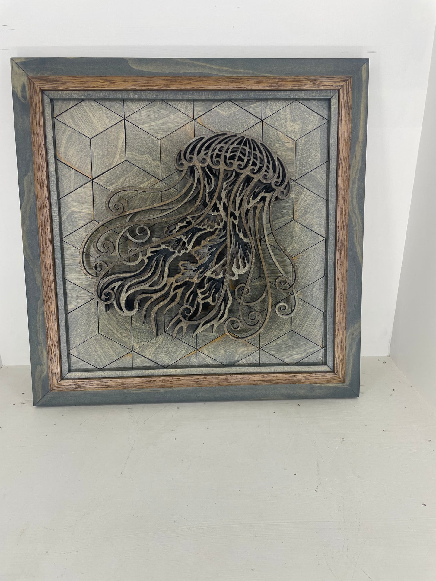 3d Art Laser Cut Jelly Fish