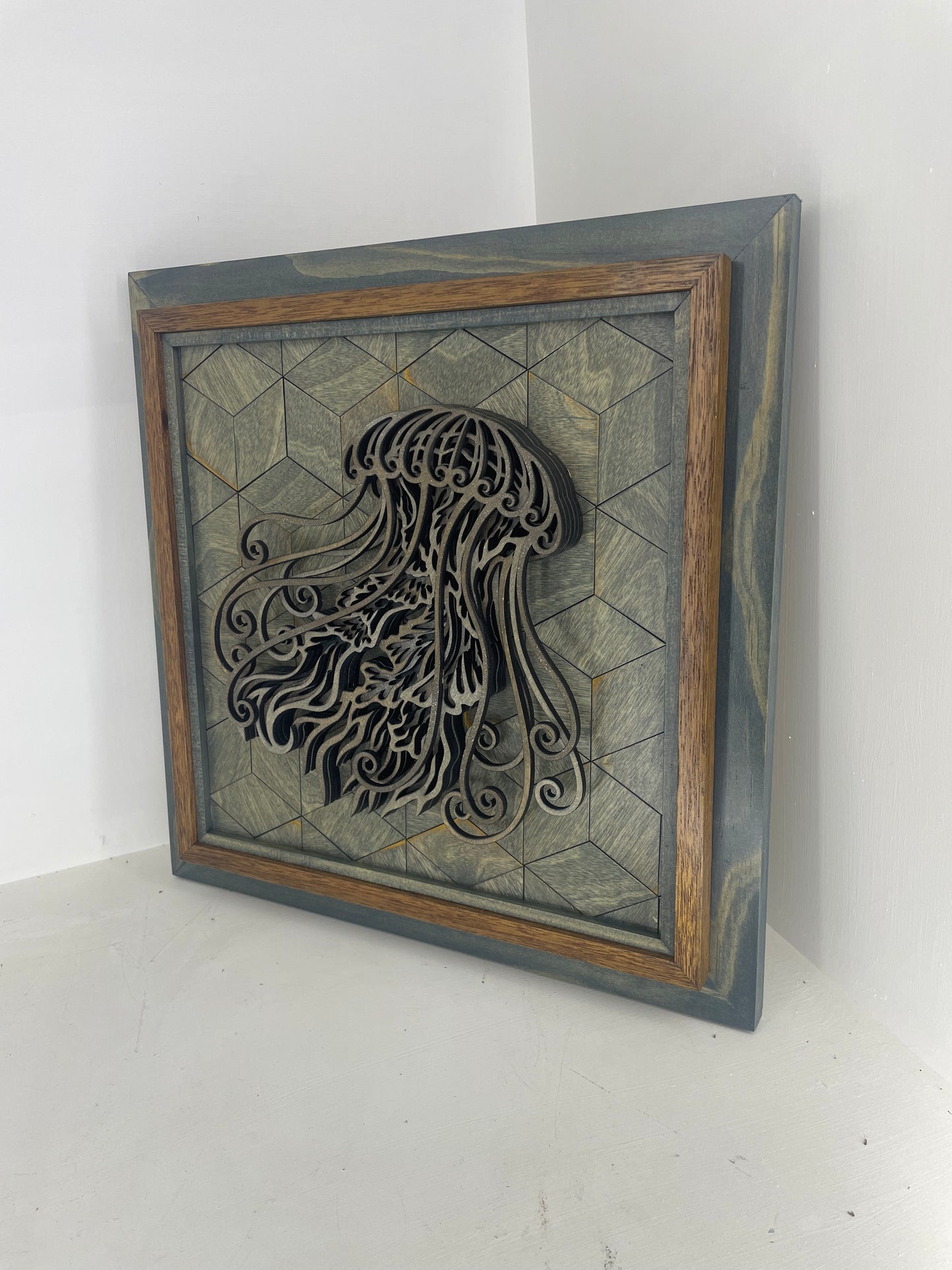 3d Art Laser Cut Jelly Fish